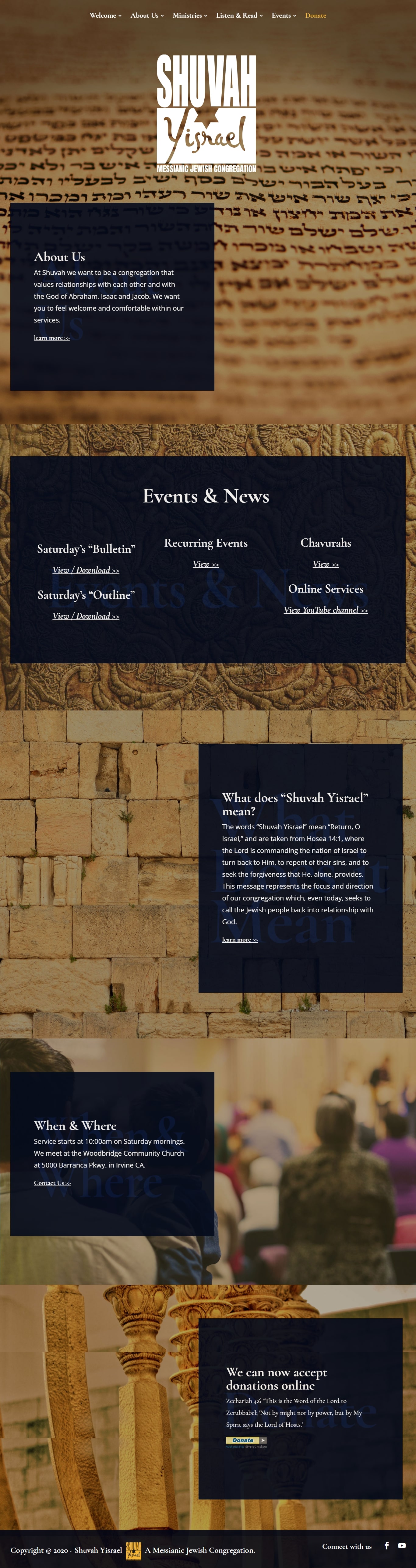 shuvah-yisrael-website